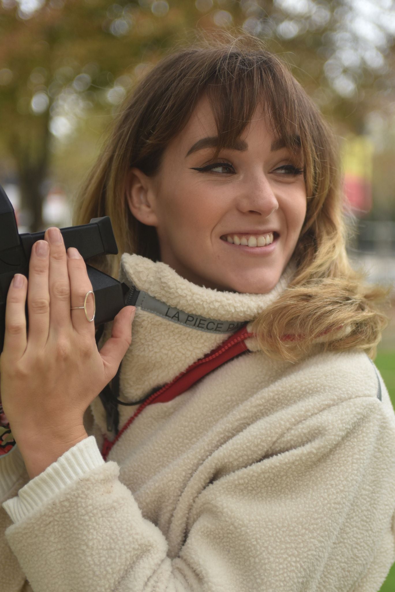 Plastron et bonnet sherpa