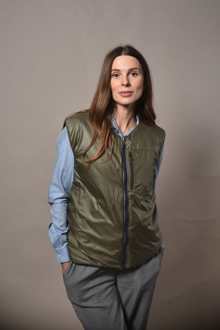 Anorak reversible sin mangas RIVOLI