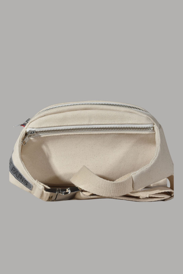 The DIAGONAL oval chest bag