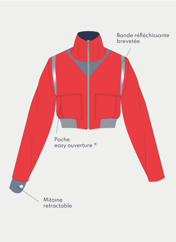 Urban cycling jacket ROQUETTE